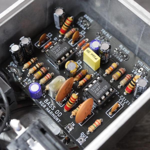 KGR Harmony BASS OD ベース用オーバードライブ 基板と基板に乗せるパーツのみ