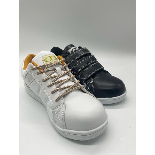 GD-730 732 紐ホワイト マジックブラック ローカット 鋼製先芯 安全靴 GDジャパン 24...