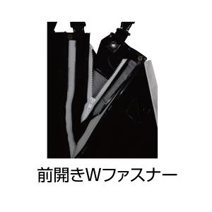 RA-54 サロペット前開きタイプ ブラック ...の詳細画像2