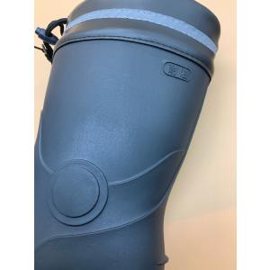 耐油安全ショート丈長靴 つや消し黒 M〜3L ...の詳細画像5