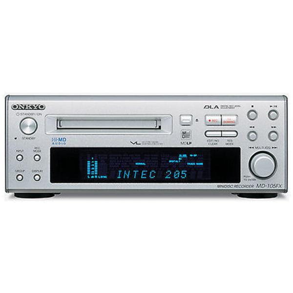 ONKYO INTEC205 Hi-MDデッキ MD-105FX(S) /シルバー