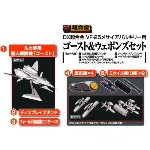 バンダイ(BANDAI) DX超合金 マクロスＦ VF-25メサイアバルキリー用 ゴースト＆ウェポン...