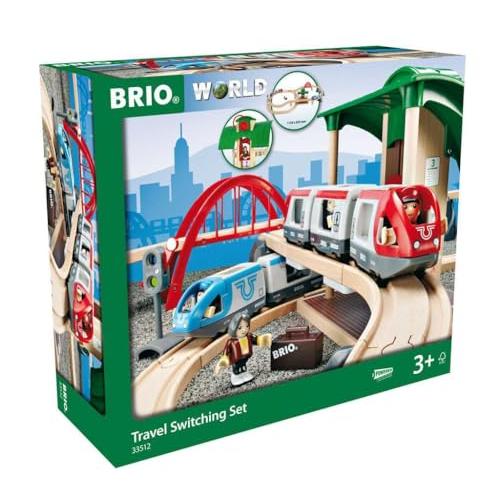 BRIO (ブリオ) WORLD トラベルレールセット [全42ピース] 対象年齢 3歳~ (電動車...