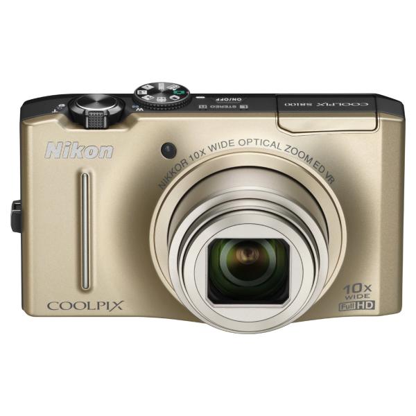 Nikon デジタルカメラ COOLPIX S8100 プレシャスゴールド S8100GL 1210...