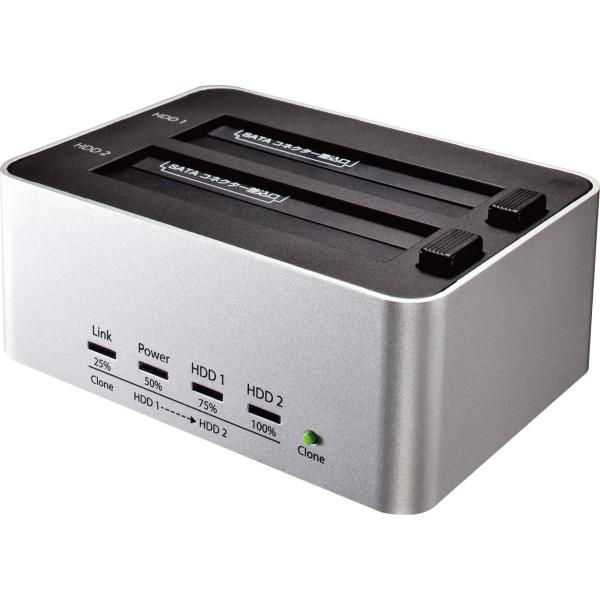 玄人志向 SSD/HDDスタンド 2.5型&amp;3.5型対応 USB3.0接続 PCレスでボタン1つ、H...