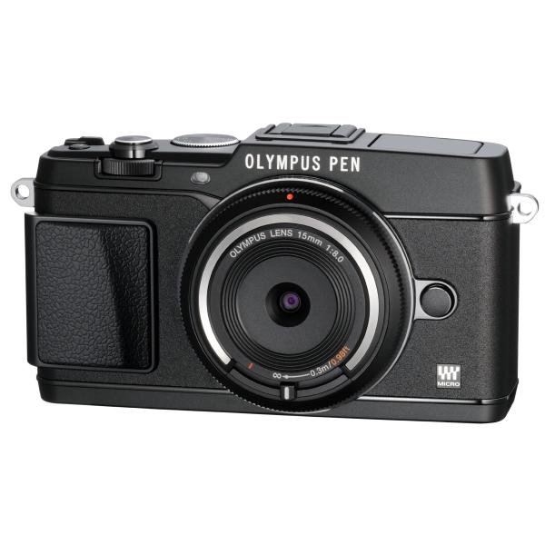 OLYMPUS ミラーレス一眼 PEN E-P5 ボディ(ボディキャップレンズ BCL-1580セッ...