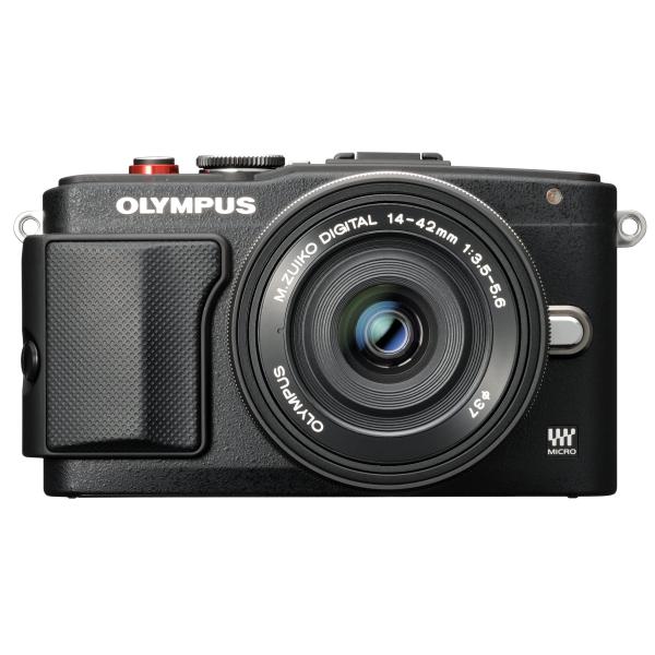 OLYMPUS ミラーレス一眼 PEN Lite E-PL6 EZレンズキット ブラックE-PL6 ...