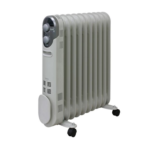 [山善] オイルヒーター(1200/700/500W 3段階切替式)(温度調節機能付)(24時間入切...