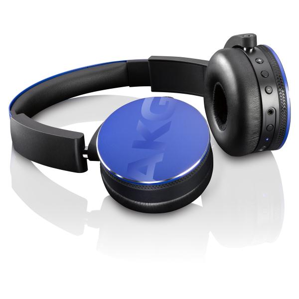 AKG Y50BT Bluetoothヘッドホン 密閉型 ブルー Y50BTBLU 【国内正規品】