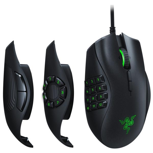 Razer Naga Trinity サイドボタンを2/7/12ボタンに付け替え可能 USB MMO...