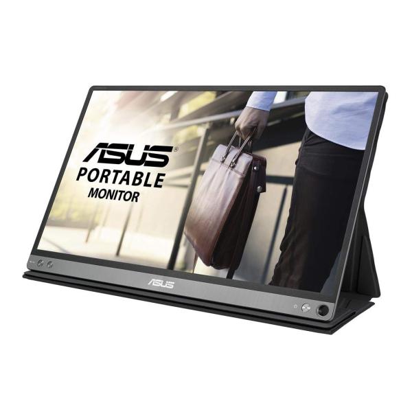 ASUS MB16AP モバイルモニター モバイルディスプレイ 薄さ8mm・軽量850g、USBで簡...