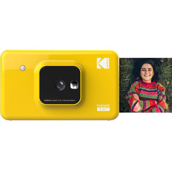 KODAK インスタントカメラプリンター C210 イエロー 1000万画素 Bluetooth接続...