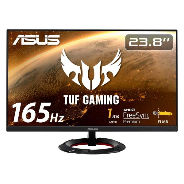 ASUS ゲーミングモニター TUF Gaming VG249Q1R 23.8インチ/フルHD/IP...