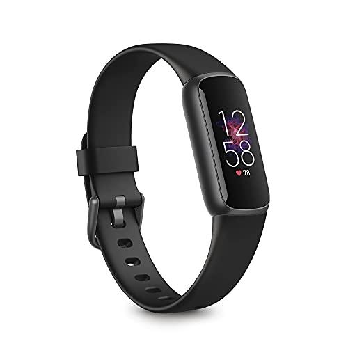 Fitbit Luxe トラッカー フィットネストラッカー ブラック/グラファイト [5日間以上のバ...