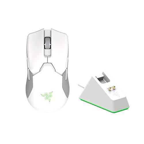 Razer ゲーミングマウス Viper Ultimate Mercury White 高速無線 軽...