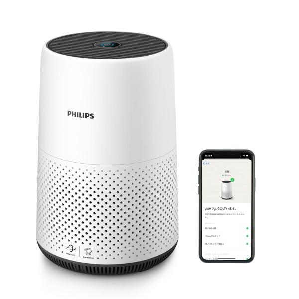 PHILIPS (フィリップス) 空気清浄機 AC0850 卓上 小型 HEPA フィルター 30畳...