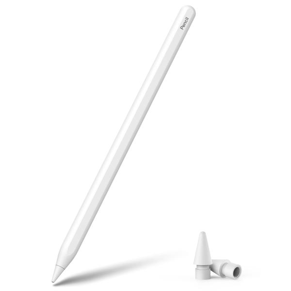 Stouchi スタイラスペン iPad ペンシル 磁気吸着充電式タッチペン フル充電後自動充電停止...