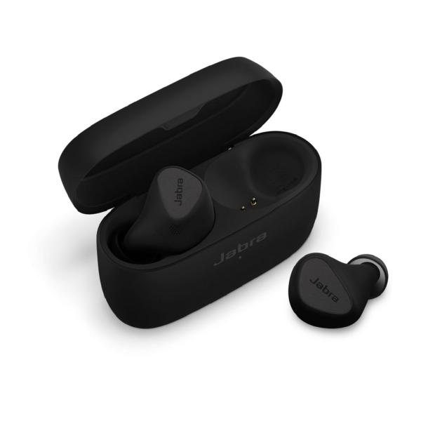 Jabra(ジャブラ) Elite 5 ワイヤレスイヤホン bluetooth チタニウムブラック ...