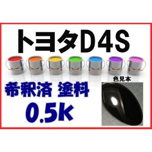 トヨタD4S 塗料 クリスタルブラックシリカ 8...の商品画像