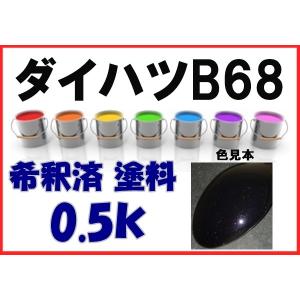 ダイハツW18 塗料 3コート パールホワイトII オプティ 希釈済 カラー