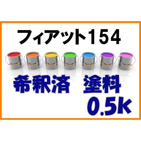 フィアット　アロファロメオ　154　塗料　メランザーナミルティッロP　希釈済　0.5ｋ　メランザーナ...