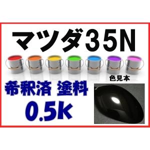 マツダ29Y 塗料 チタニウムグレーM RX-8 希釈済 カラーナンバー カラー
