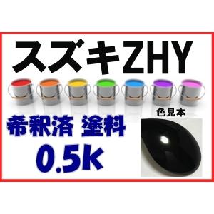 スズキZ1D 塗料 ブリティッシュグリーンP ワゴンR 希釈済 カラー