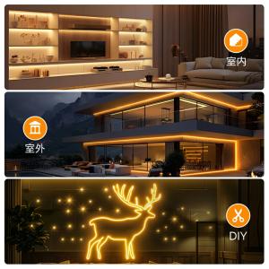LEDテープライト シリコンチューブ 高輝度 ...の詳細画像2