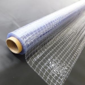 カット販売 糸入り透明ビニールシート 0.55mm×203cm幅 ハイパー