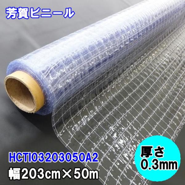 法人様直送限定　糸入り透明ビニール ハイパーカーテン 糸入り透明 HCTI03203050A2 0....