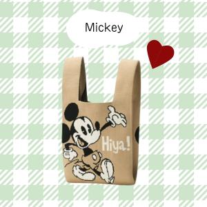 ミッキー&ドナルド ニットバッグ 伸縮性◎のか...の詳細画像2