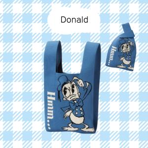 ミッキー&ドナルド ニットバッグ 伸縮性◎のか...の詳細画像3