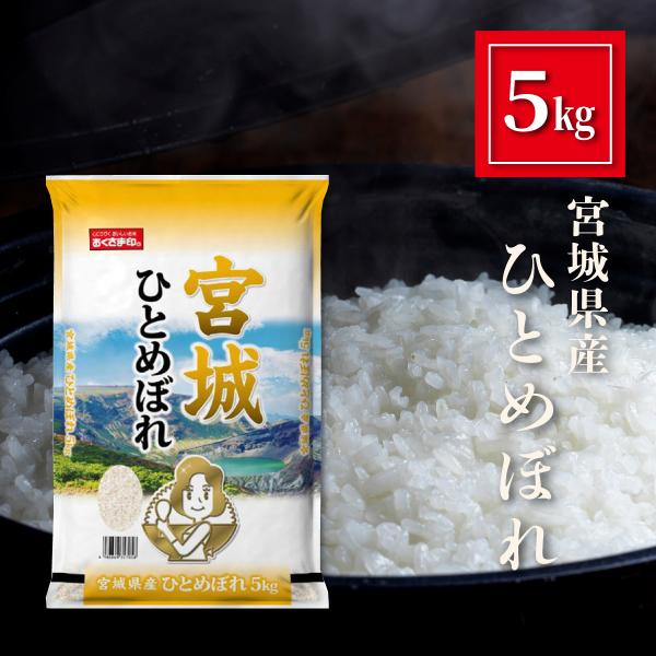 宮城県産 ひとめぼれ お米 5kg 精米 白米 おくさま印 食品 国産 5キロ