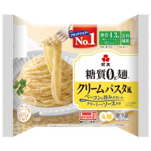 紀文公式 糖質0g麺 クリームパスタ風 1ケース(6パック) 爆買
