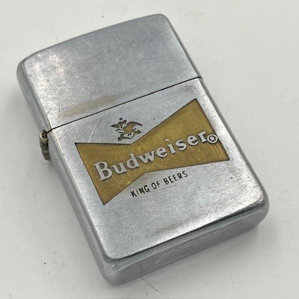 ZIPPO ビンテージ 1968年 Budweiser バドワイザー 企業もの ジッポー 中古 火花...