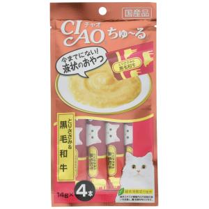 チャオ (CIAO) ちゅ~る とりささみ&黒毛和牛 4本 6個セット