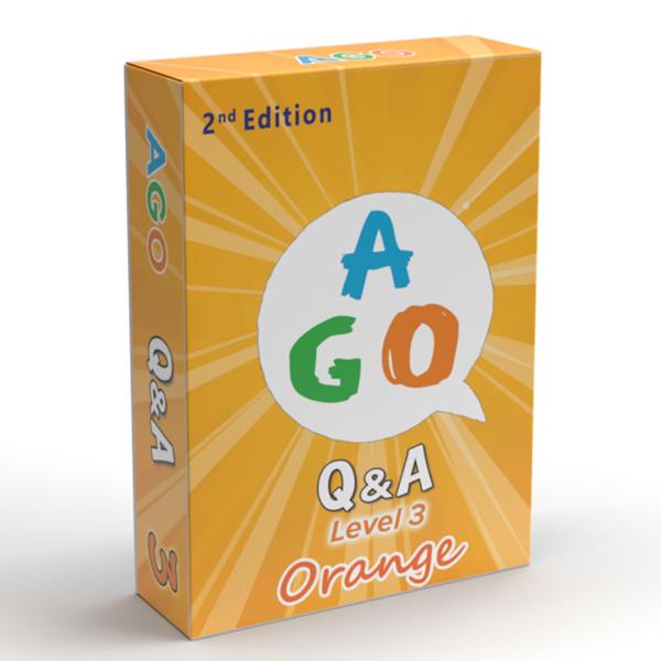 AGO Q&amp;A オレンジ レベル3 第2版 英語 カードゲーム AGO Card Game Q&amp;A ...
