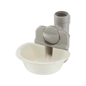 リッチェル(Richell) キャットウォーターディッシュ S ホワイト ペット 猫 給水 ボトル 水飲み 器 取り付け 可能 156225
