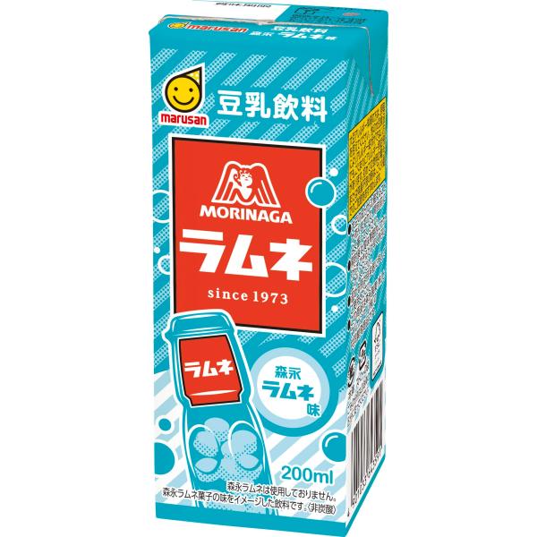 マルサン 豆乳飲料 森永ラムネ味 200ml×24本