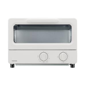 TOSHIBA(東芝) トースター オーブントースター 2枚焼き HTR-PZ3(W) ミルキーホワイト 温度調節機能付き 受皿付き タイマー15分
