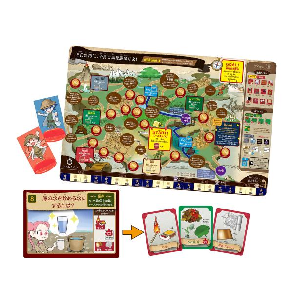 くもん出版(KUMON PUBLISHING) 科学の力で無人島脱出ゲーム 知育玩具 おもちゃ 6歳...