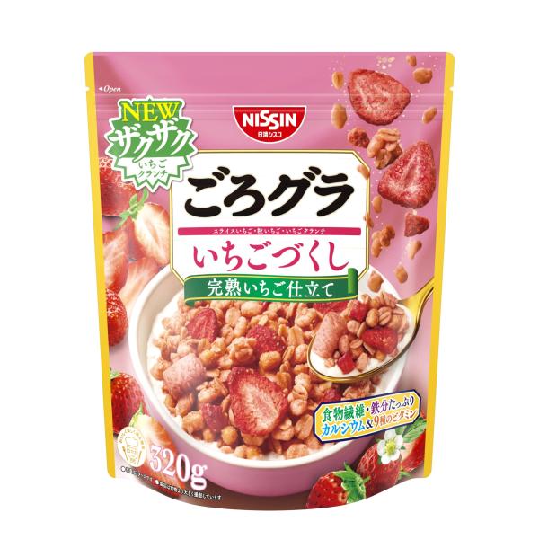 日清シスコ ごろグラ いちごづくし 320g×6袋