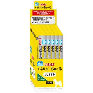 いなば 犬用おやつ エネルギーちゅ〜る 乳酸菌1000億個 低リン低ナトリウム とりささみ味 14グラム (x 50本)