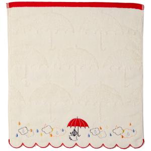 丸眞 ハンドタオル MOOMIN ムーミン 雲と傘 北欧 1405032100