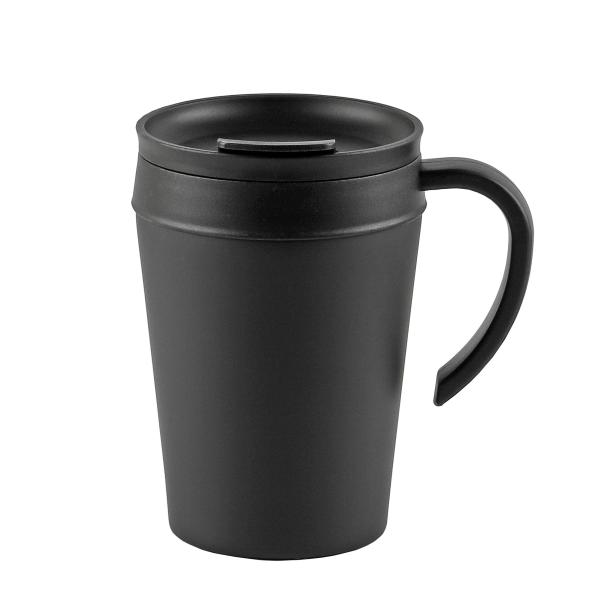 【BLKP】 パール金属 マグカップ 400ml 蓋付き 限定 ブラック BLKP 黒 AZ-502...