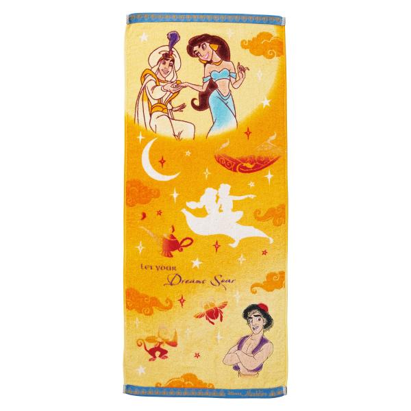 丸眞 フェイスタオル アラジン ウォーターアラビアン 綿 抗菌 防臭 刺繍 2サイズ展開 20060...