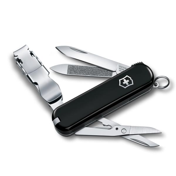 VICTORINOX(ビクトリノックス) ネイルクリップ 580ブラック 爪切り つめきり 防災グッ...