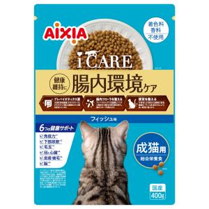 i CARE アイケア キャットドライ 成猫用 フィッシュ味 400g