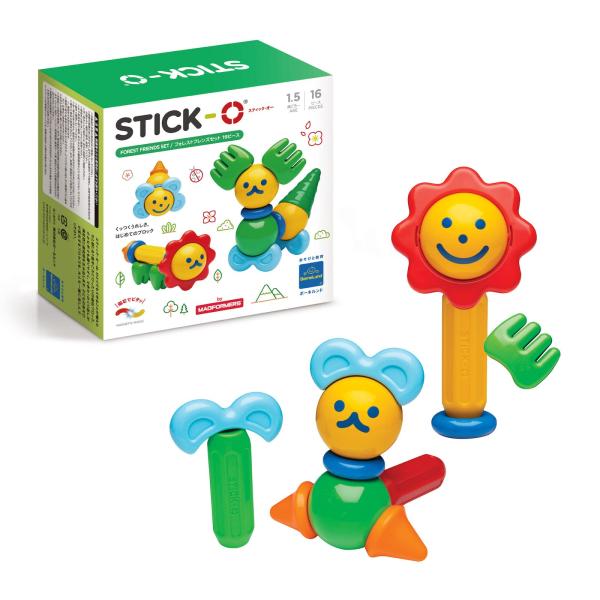 ボーネルンド (BorneLund) スティック・オー (STICK-O) フォレストフレンズ 16...
