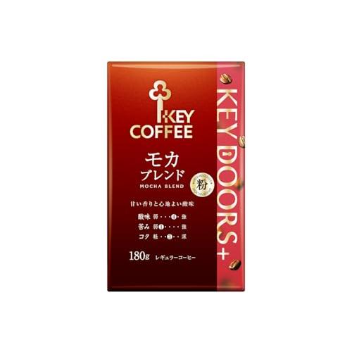 キーコーヒー KEY DOORS+ モカブレンド 粉 (VP) 180g